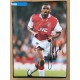 Signed picture of Patrick Vieira the Arsenal footballer. 